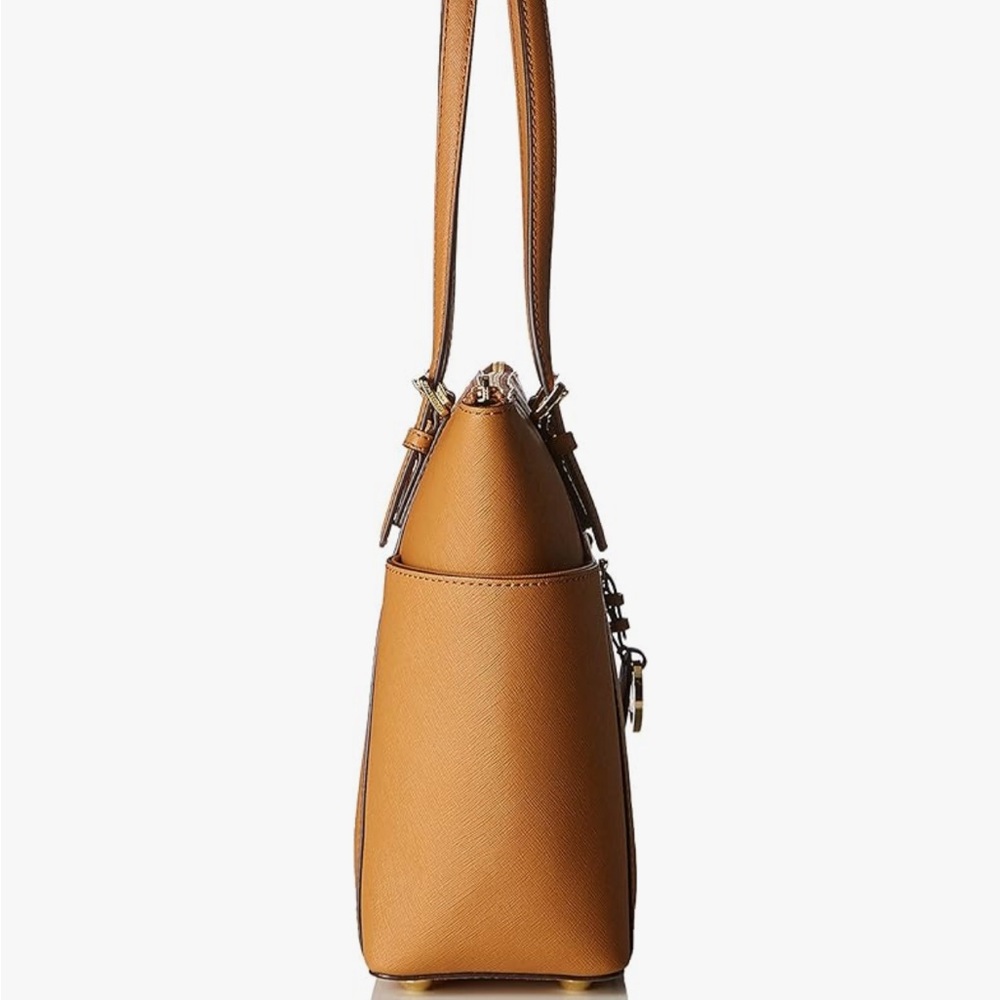 Michael Kors Jetset Saffiano Leather Tote Purse - Picture 2 of 12